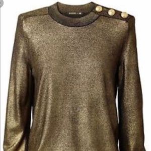 Balmain x H&M Collection Gold Sweater NWT